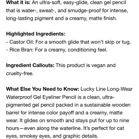 Item Beauty by Addison Rae Lucky Line Waterproof Gel Eyeliner Pencil Black | NEW - Picture 8 of 12